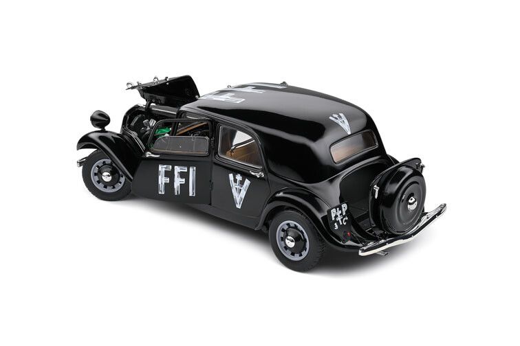 Citroen Traction FFI '44, zwart 1:18