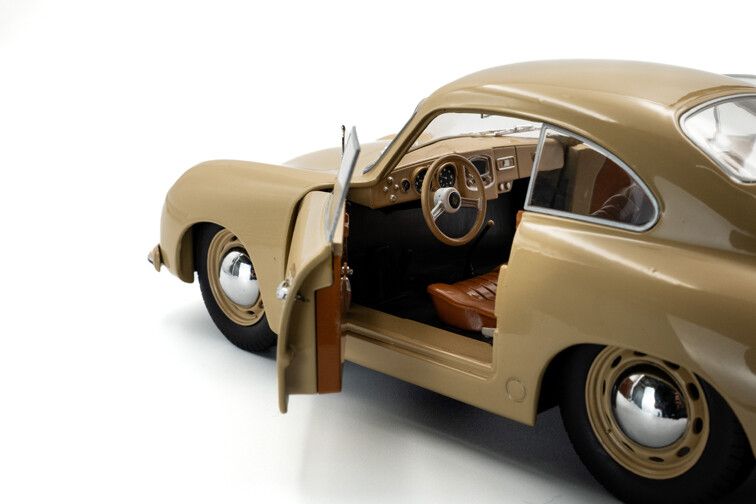 Porsche 356A '53, bruin 1:18