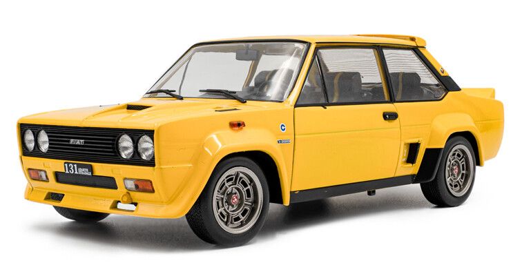 Fiat 131 Abarth '80, geel