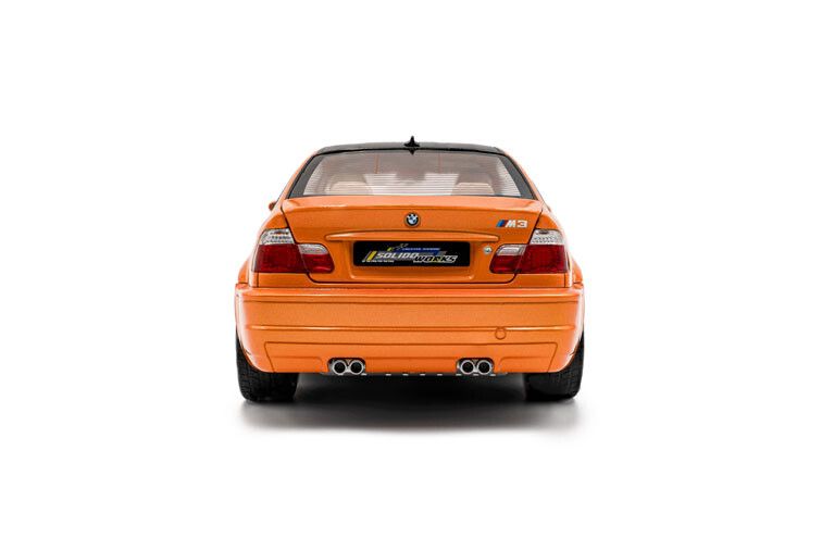 BMW M3 (E46) Coupe Solido Works '00, oranje 1:18