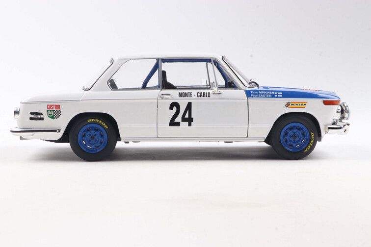BMW 2002 TII #24 T. Makinen / P. Easter Monte Carlo '69