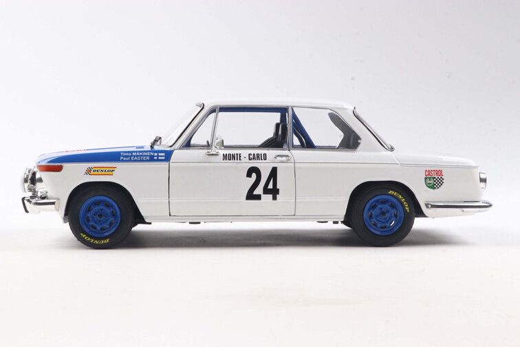 BMW 2002 TII #24 T. Makinen / P. Easter Monte Carlo '69