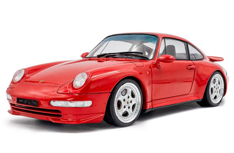 Porsche 911 (993) Carrera RS '97, rood (Indischrot) 1:18