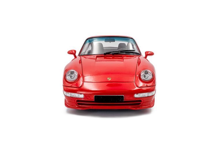 Porsche 911 (993) Carrera RS '97, rood (Indischrot) 1:18