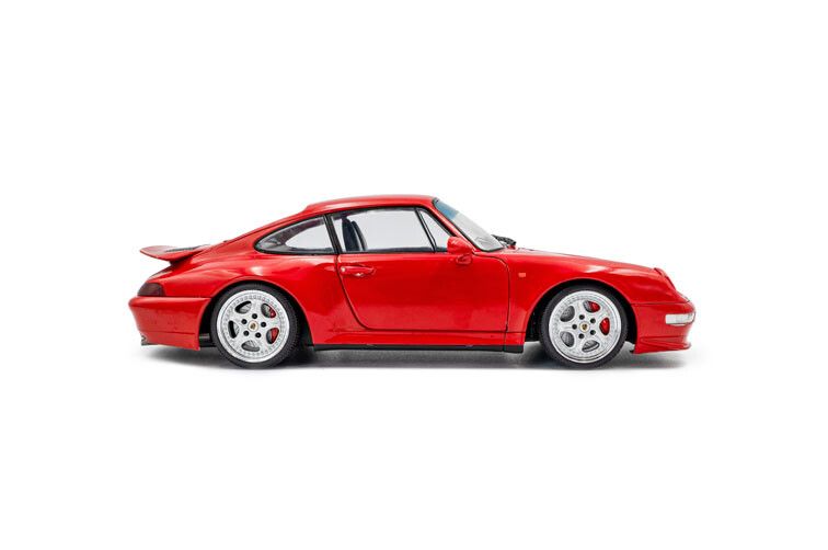 Porsche 911 (993) Carrera RS '97, rood (Indischrot) 1:18