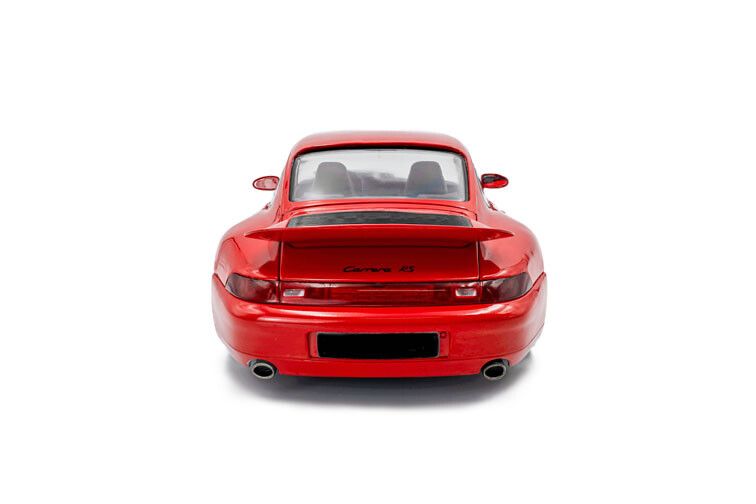 Porsche 911 (993) Carrera RS '97, rood (Indischrot) 1:18