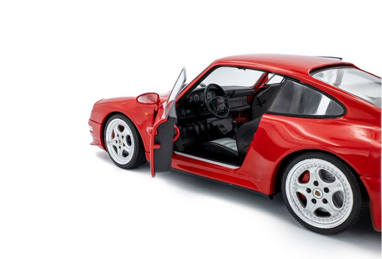 Porsche 911 (993) Carrera RS '97, rood (Indischrot) 1:18