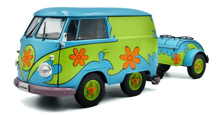 VW T1 Kool Kombi + aanhanger Ghosthunters 1:18