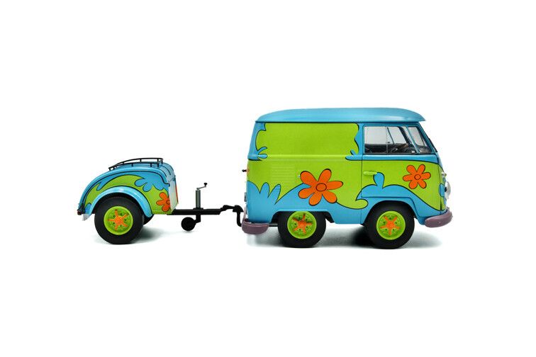 VW T1 Kool Kombi + aanhanger Ghosthunters 1:18