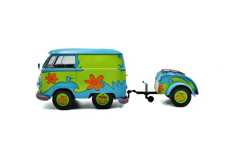 VW T1 Kool Kombi + aanhanger Ghosthunters 1:18