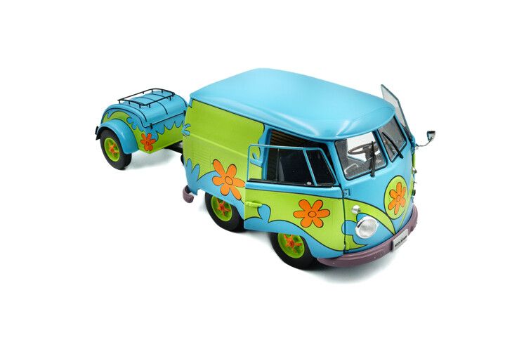 VW T1 Kool Kombi + aanhanger Ghosthunters 1:18
