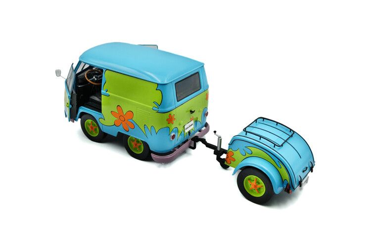 VW T1 Kool Kombi + aanhanger Ghosthunters 1:18