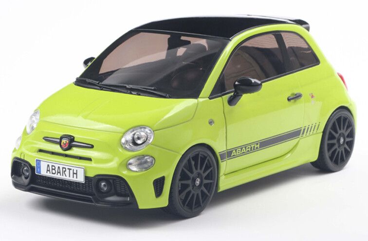 Fiat F595 Abarth '23, groen (Verde Adrenalina) 1:18