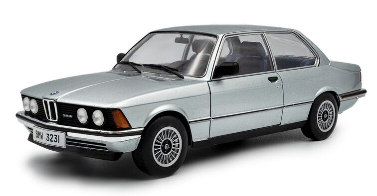 BMW 323I (E21) '80, blauw metallic (saphireblue) 1:18