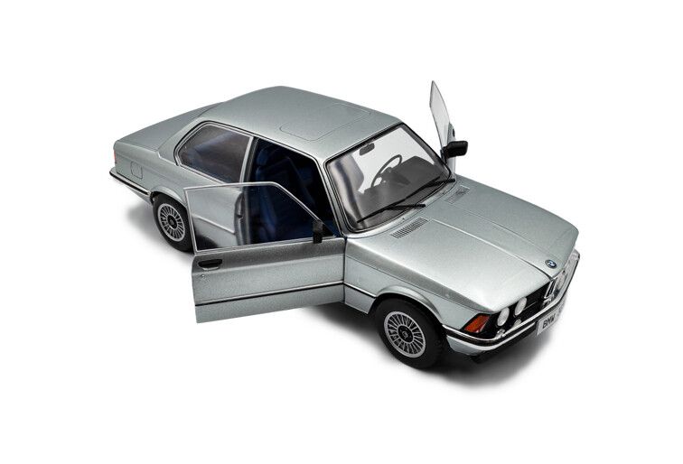 BMW 323I (E21) '80, blauw metallic (saphireblue) 1:18