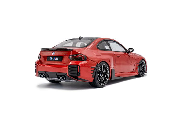 BMW M2 (G87) Performance '24, rood (Toronto red) 1:18