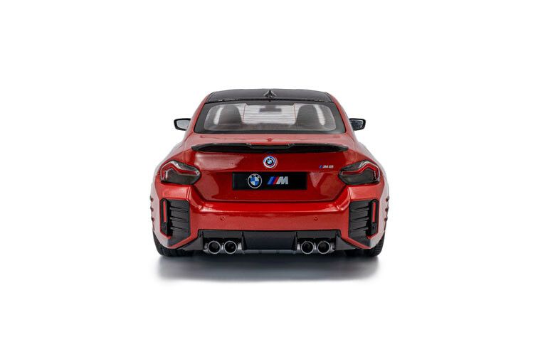 BMW M2 (G87) Performance '24, rood (Toronto red) 1:18