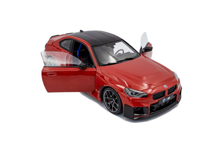 BMW M2 (G87) Performance '24, rood (Toronto red) 1:18