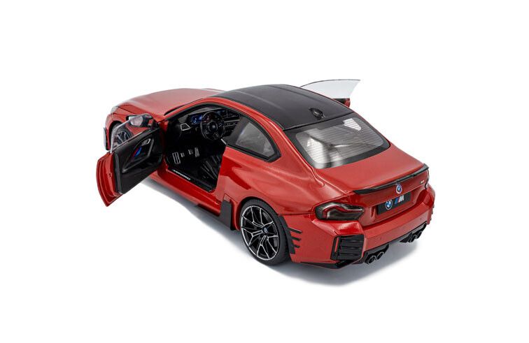 BMW M2 (G87) Performance '24, rood (Toronto red) 1:18