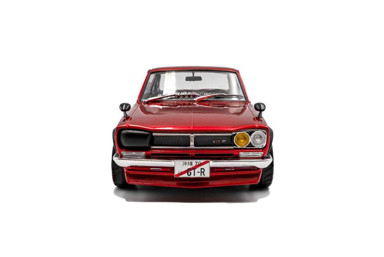Nissan Skyline (C10) Hakosuka Solido Works '70, rood met.