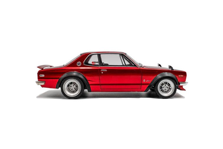 Nissan Skyline (C10) Hakosuka Solido Works '70, rood met.