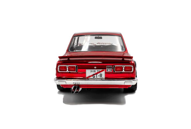 Nissan Skyline (C10) Hakosuka Solido Works '70, rood met.