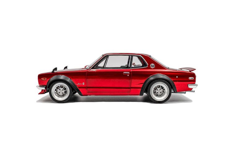 Nissan Skyline (C10) Hakosuka Solido Works '70, rood met.