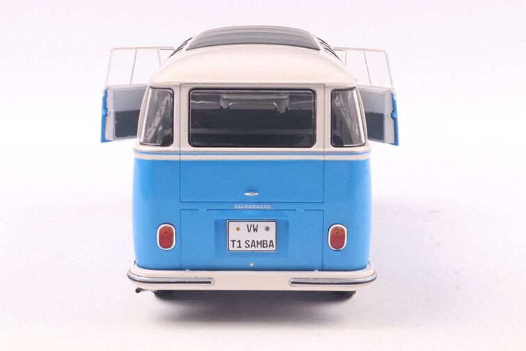 VW T1 Samba '62, blauw/wit 1:18