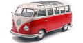 VW T1 Samba '62, rood/wit 1:18
