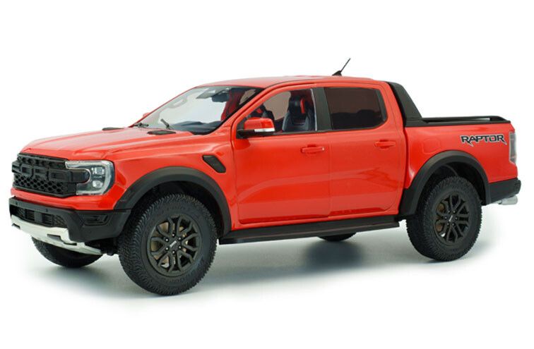 Ford Ranger Raptor '24, oranje - 1:18 - Solido