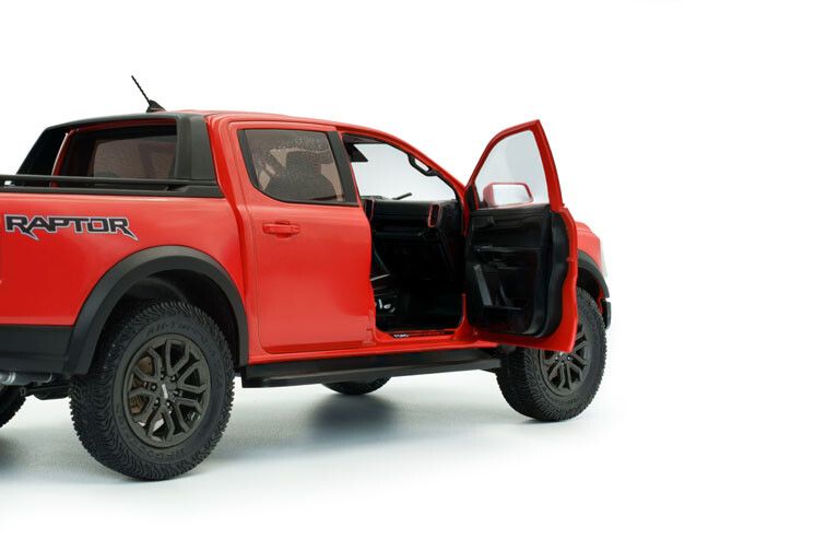 Ford Ranger Raptor '24, oranje - 1:18 - Solido