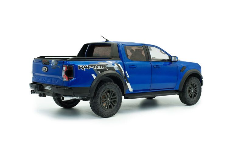 Ford Ranger Raptor '24, blauw - 1:18 - Solido
