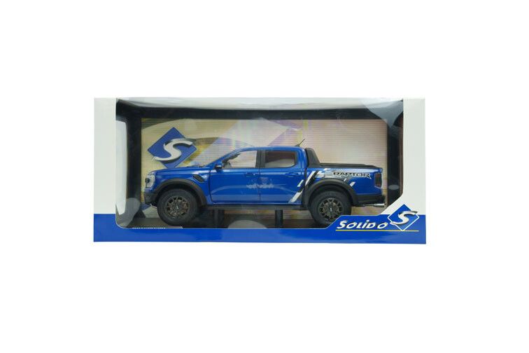Ford Ranger Raptor '24, blauw - 1:18 - Solido