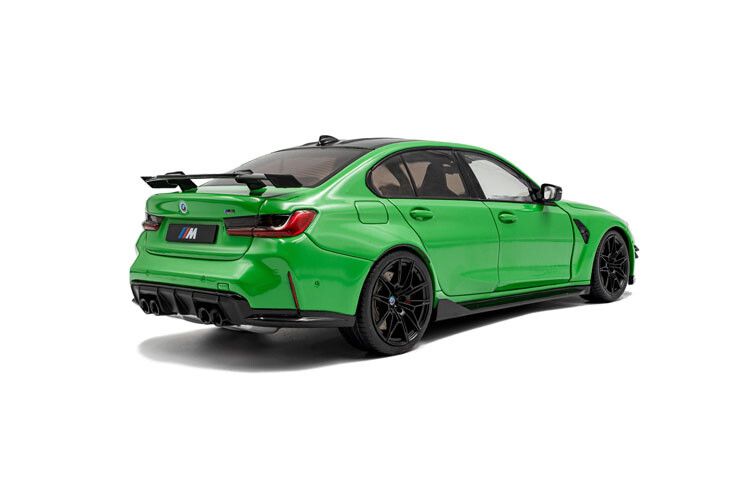 BMW M3 (G80) Performance Parts '24, groen (Signal Green)