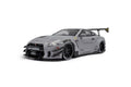 Nissan GT-R (R35) W/ Liberty Walk Body Kit 2 fig. '24, grijs 1:18