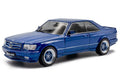 Mercedes Benz 560 SEC AMG Widebody '90, blauw 1:43