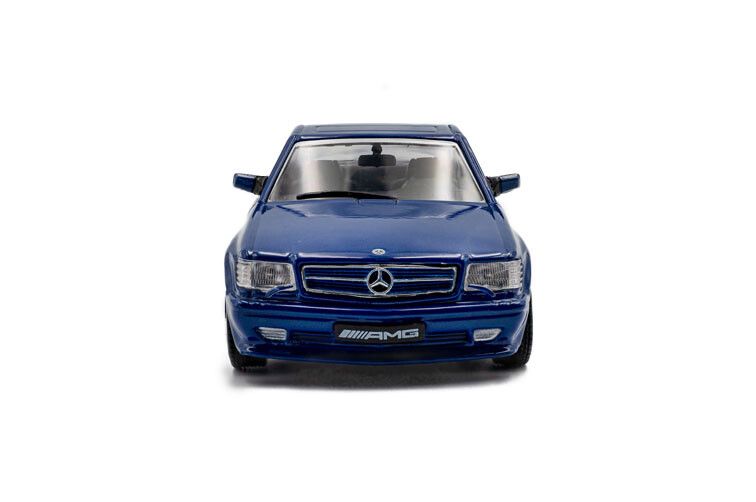 Mercedes Benz 560 SEC AMG Widebody '90, blauw 1:43