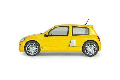 Renault Clio V6 Ph.2 '03, geel (Jaune Sirius) Solido / 1:43