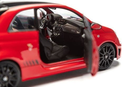 Fiat F595 Abarth Solido Works '23, rood / Solido / 1:18