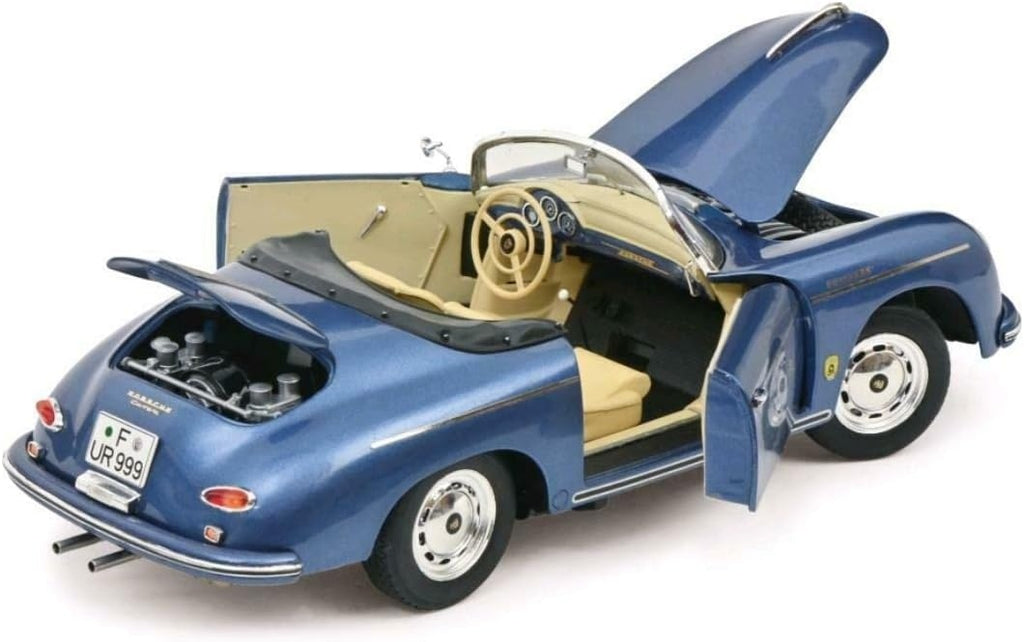Porsche 356 Speedster, blauw metallic 1:18
