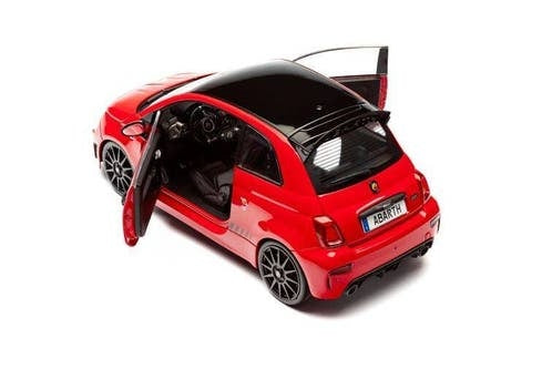 Fiat F595 Abarth Solido Works '23, rood / Solido / 1:18