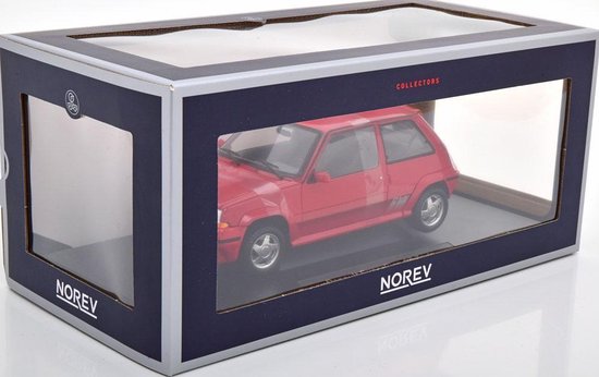 Renault 5 GT Turbo 1989 Rood 1-18 Norev