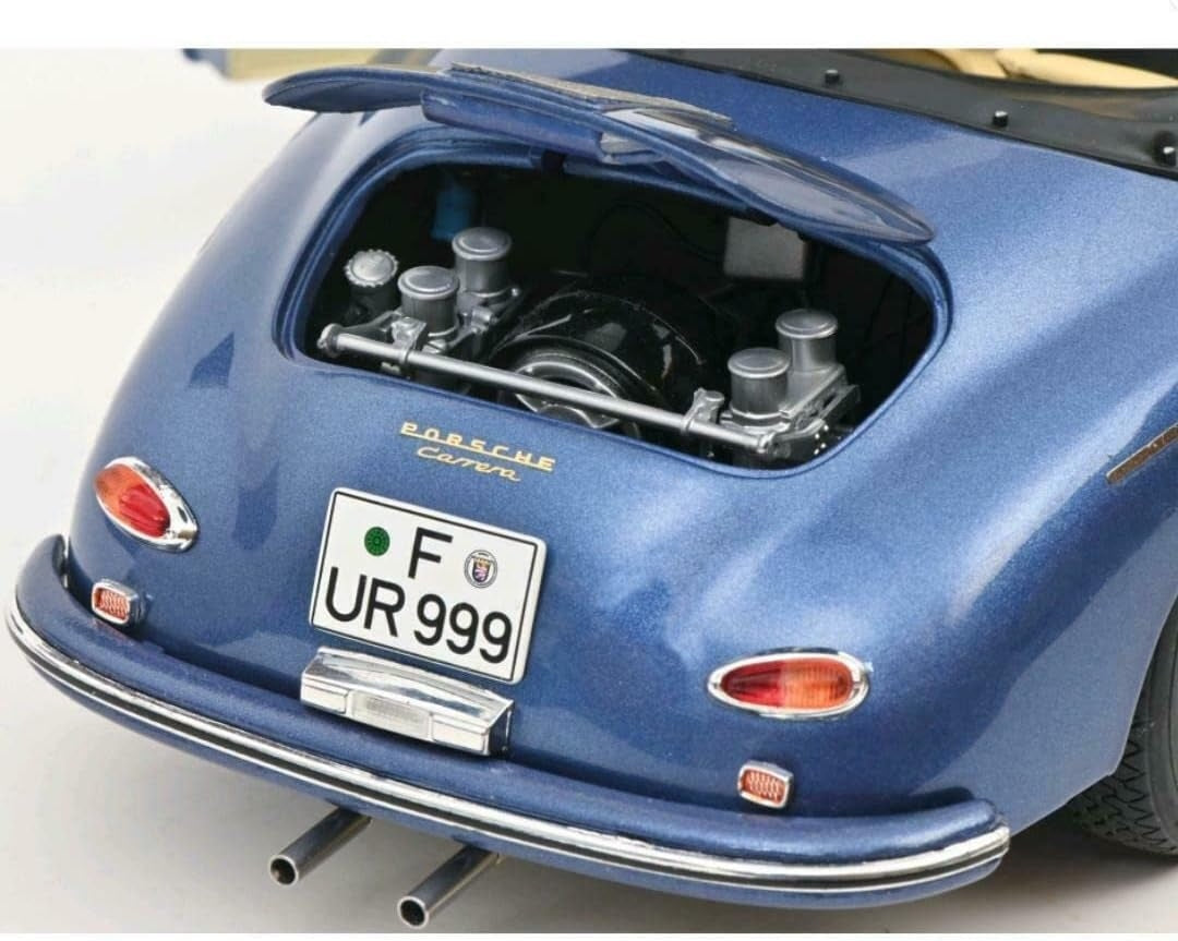 Porsche 356 Speedster, blauw metallic 1:18
