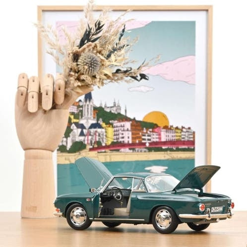 VW Karmann Ghia 1500 1963 Smaragd Green / 1:18 / Norev