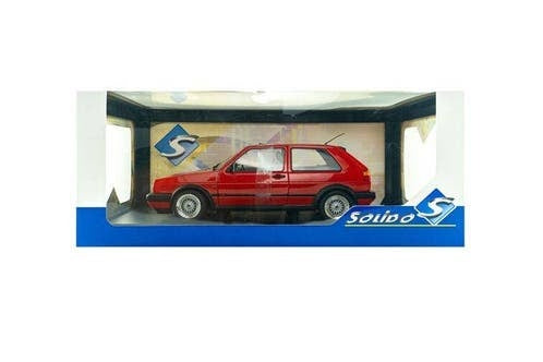 VW Golf II GTI G60 '89, rood / Solido / 1:18