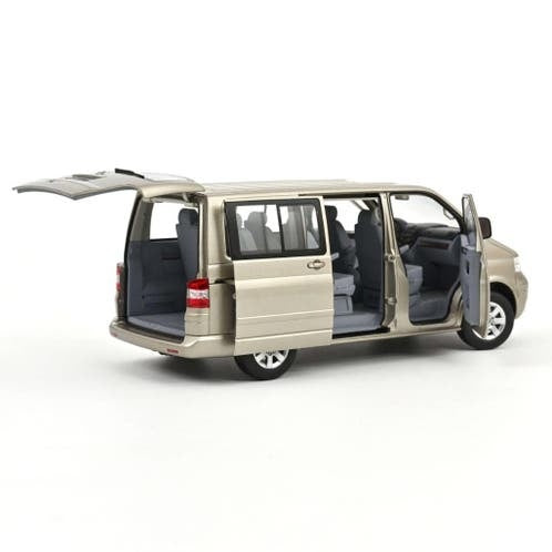 VW Multivan 2003 Wheat Beige metallic / 1:18 / Norev