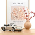 Porsche 911 Turbo Look Cabriolet 1992 Zermatt silver 1:18