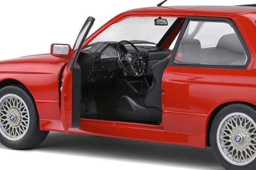 BMW M3 (E30) '86, rood / Solido / 1:18