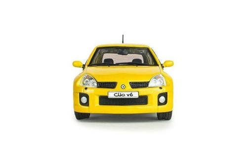 Renault Clio V6 Ph.2 '03, geel (Jaune Sirius) Solido / 1:43