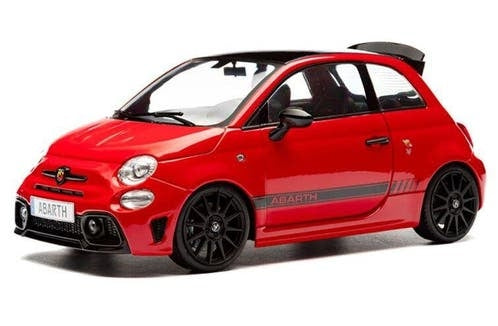 Fiat F595 Abarth Solido Works '23, rood / Solido / 1:18